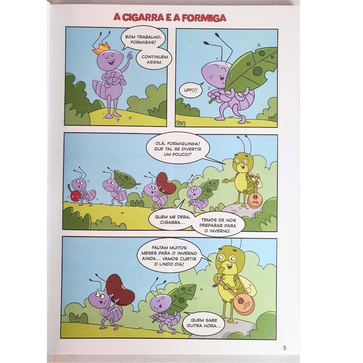 Livro Infantil Almanaque É Diversão Fábulas - Ciranda Cultural Livro Infantil Almanaque É Diversão Fábulas - Ciranda Cultural